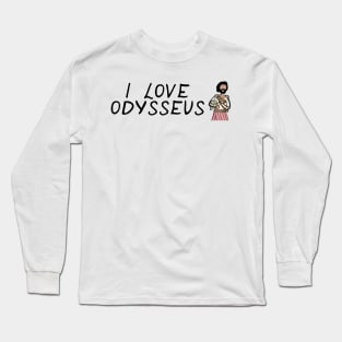 Greek Myth Comix - I LOVE Odysseus Long Sleeve T-Shirt